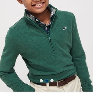 Vineyard Vines Quarter Zip Charleston Green